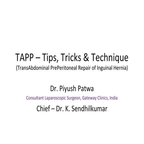 TAPP : tips,tricks & technique