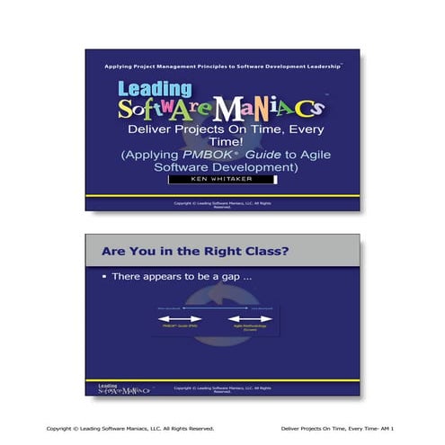 Deliver Projects On Time, Every Time