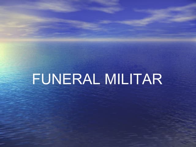 Taps funeral militar