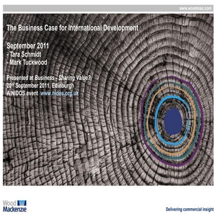 Business - Sharing Value? The Business Case for International Development