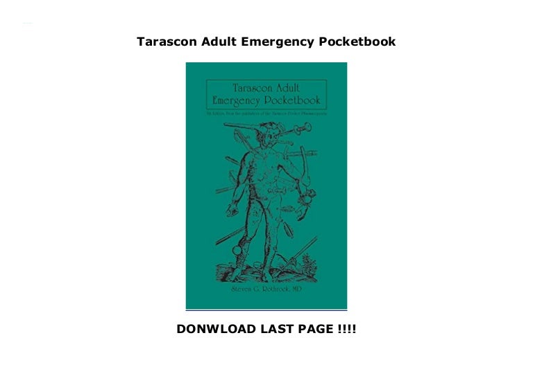 Tarascon Adult Emergency Pocketbook