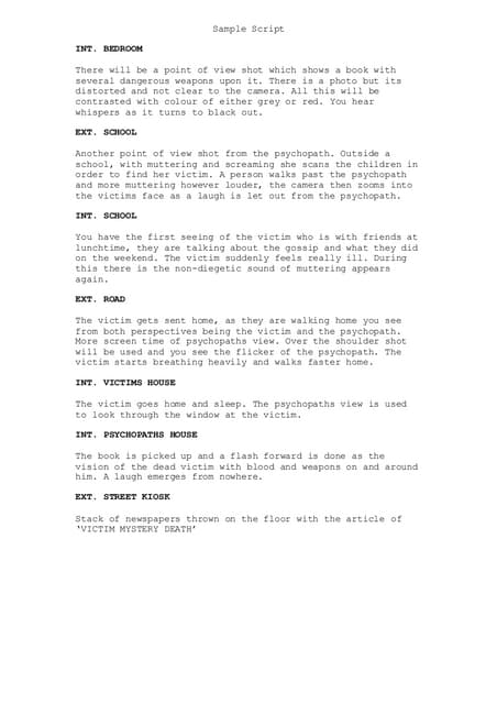 Sample Script - Tara