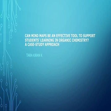 Can mind maps be an effective tool to support students’ learning in Organic C...