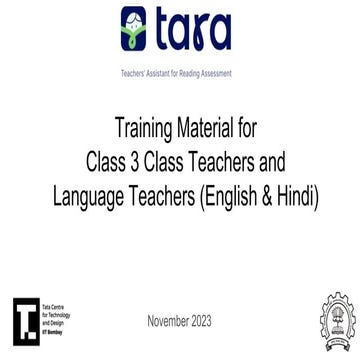TARA Training Material KVS Teachers.pptx