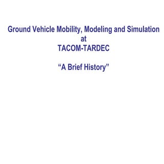 Tardec 50 years slides