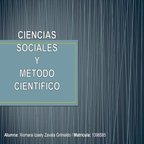 Tare 2 investigación de la comunicación (ciencias sociales y metodo cientifico)