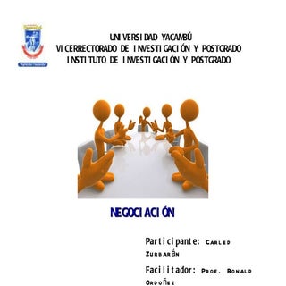 Ensayo Experiencia en Negociación