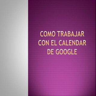 Manual para aprender a manejar Cale...