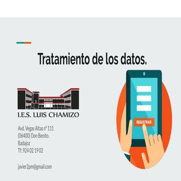 Protección de datos.