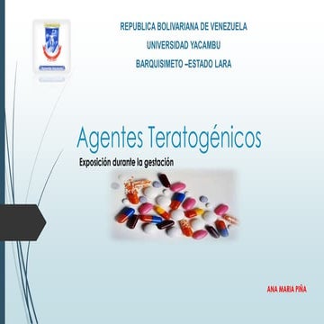 Agentes Teratogéticos