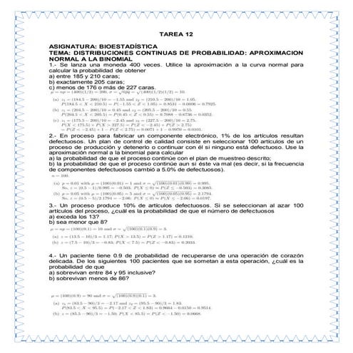 Tarea 12 de probabilidad y  estadística con respuestas