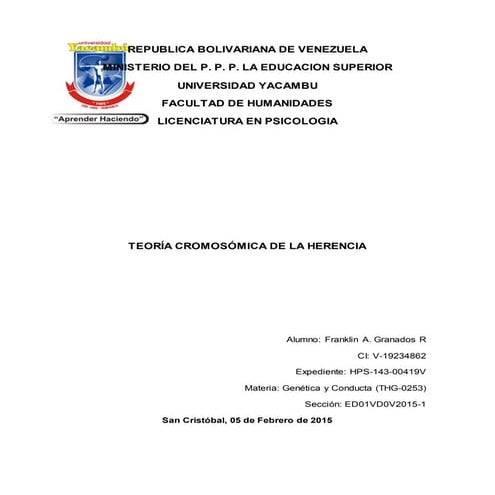 Tarea 1 de genetica y conducta