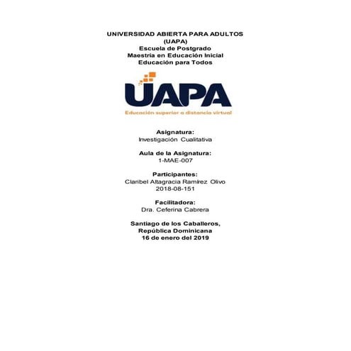 Ensayo de la investigación cualitativa