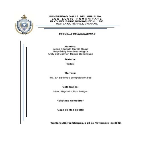 Capa de Red del modelo OSI