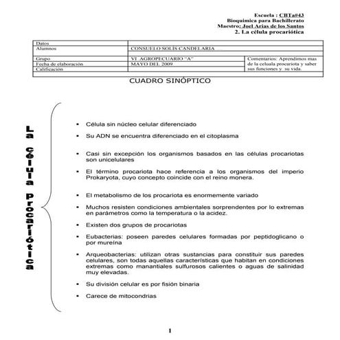 2. La célula procariótica