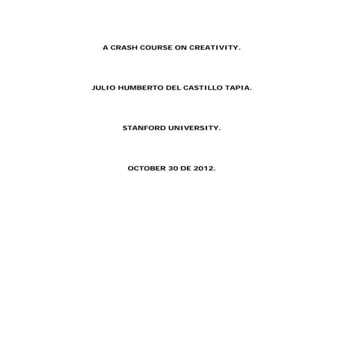 Tarea 2 a crash course on creativity pdf