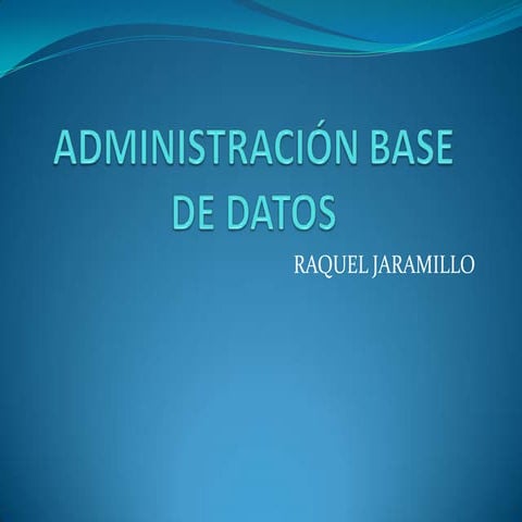 Tarea 2 administración base de datos