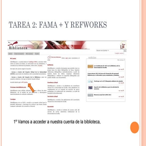 Tarea 2  fama + y refworks