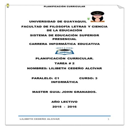 Tarea  2 lilibeth cedeño alcivar