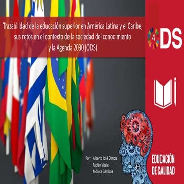 Trazabilidad de la educación superior en América Latina y el Caribe, sus reto...