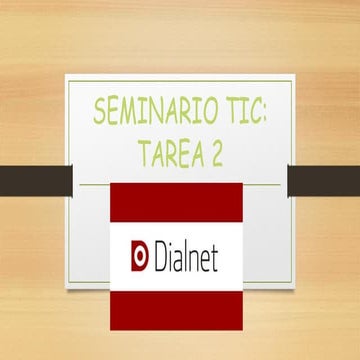 Tarea 2 Seminario TIC