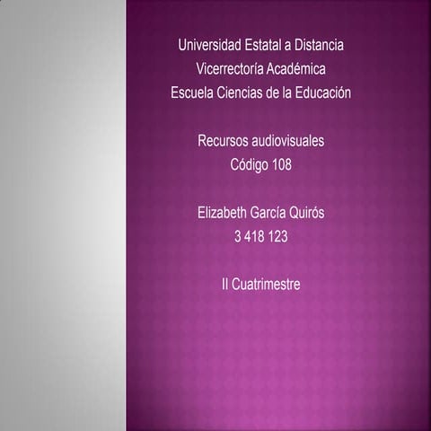 Recursos Audiovisuales