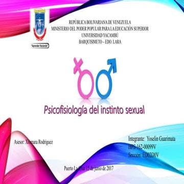 Psicofisiología del instinto sexual 