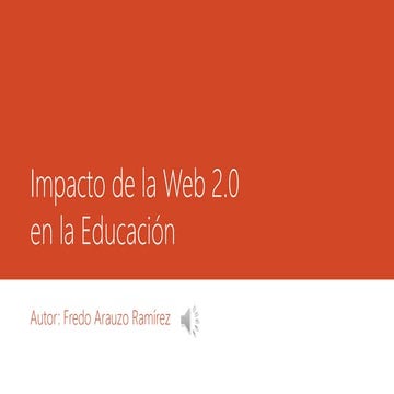 Ppt la web 2 y la educacion | PPTX