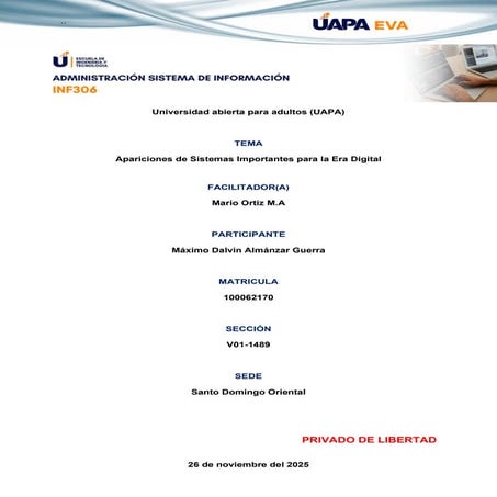 Tarea 3, Administracion de Sistema de Informacion, Dalvin Almanzar.pdf