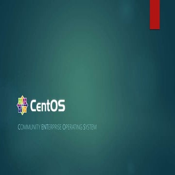 Centos Comunnity Enterprise Operating System