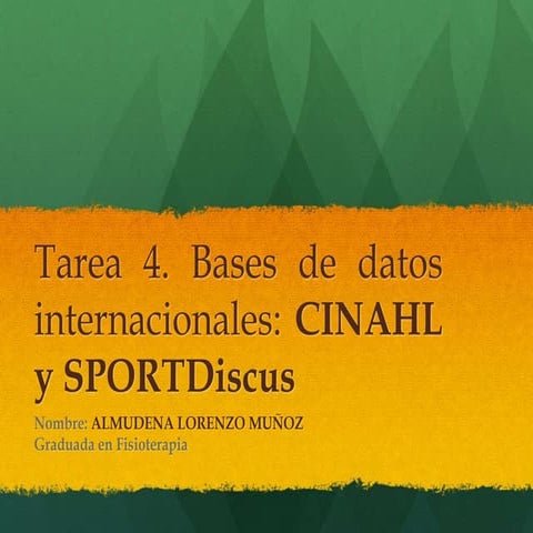 Tarea del seminario 4 | PPT