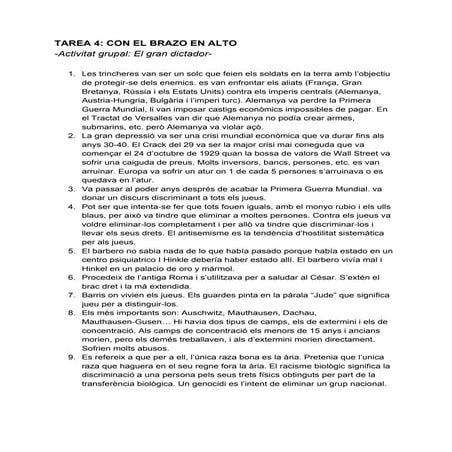 Tarea 4  con el brazo en alto