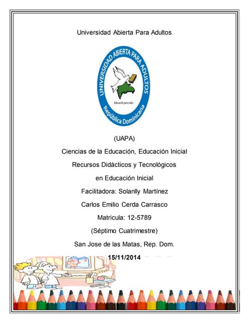 IV tarea de Recursos, UAPA