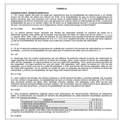 Tarea 5 de probabilidad con respuestas