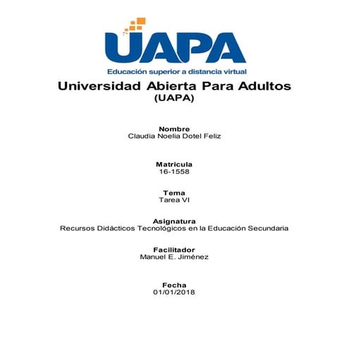 Tarea 6 recursos didacticos tecn