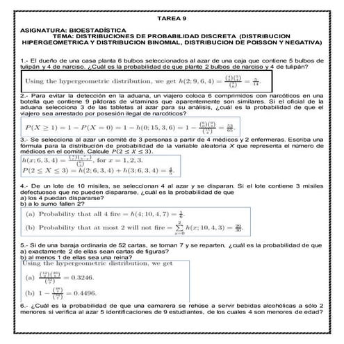 Tarea 9 de probabilidad y estadistica con respuestas
