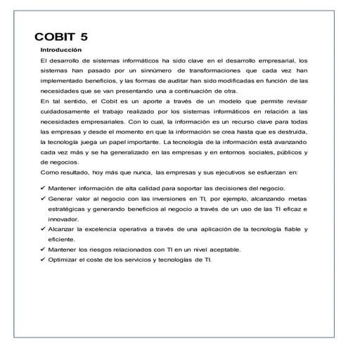 Tarea cobit5