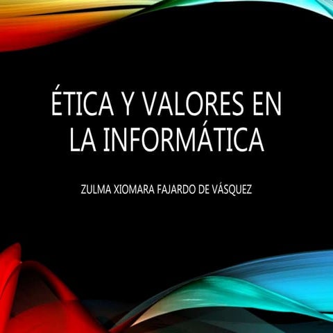 Ética en la Informática | PPTX