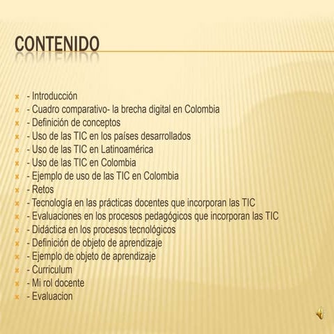  LAS TIC EN LA FORMACIÓN 