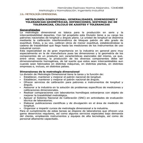 Metrología dimensional