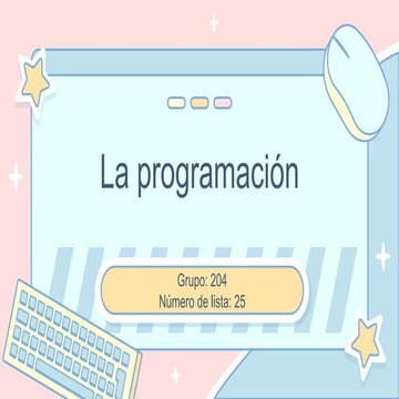 programación
