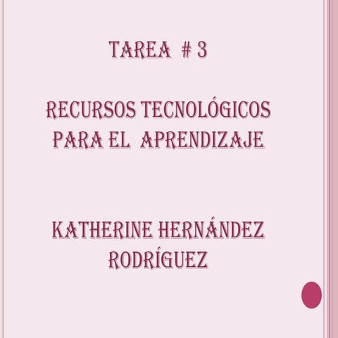 Tarea recursos audiovisuales