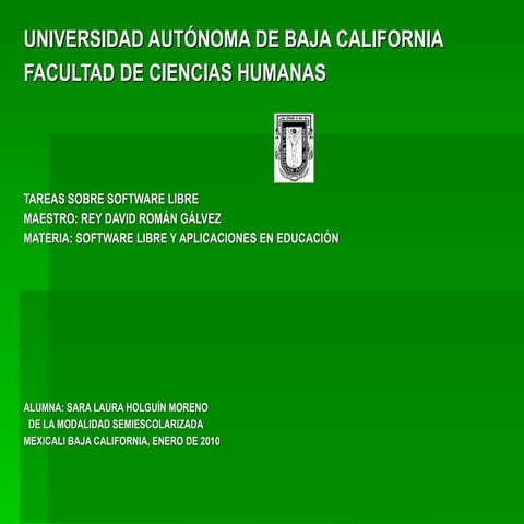 Tareas De Software Libre