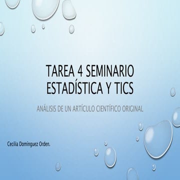 Tarea 4 seminario ESTADÍSTICA Y TICS