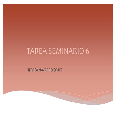 Tarea seminario 6