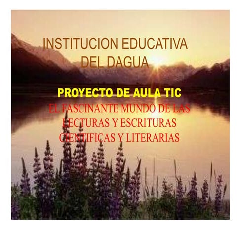 Tarea tic con diapositivas del proyecto