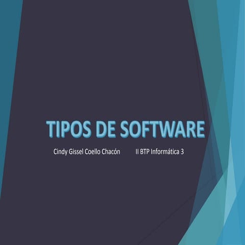 tipos de software cindy | PPTX