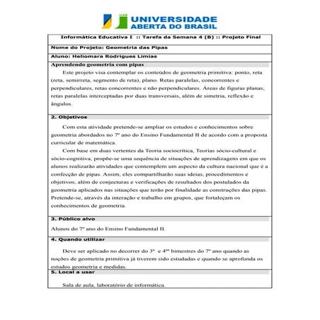 Geometria das pipas 