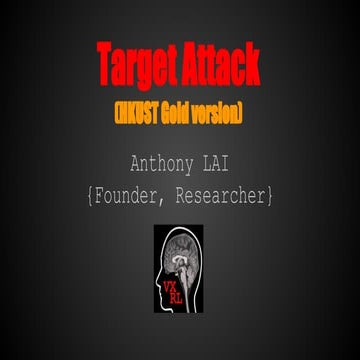 Target attack (hkust gold edition)(public version)