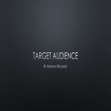 Target audience